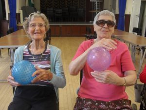 Ladies enjoying 'Extend' exercises session