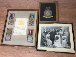 Medals and Wedding Photograph